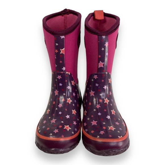 Storm by Cougar Snowbound Kids Boots Purple & Pink Star Design Girl’s Size 12 - Picture 6 of 10